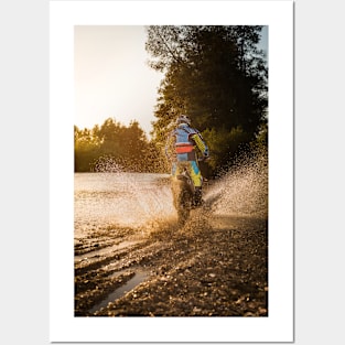 Enduro bike rider Posters and Art